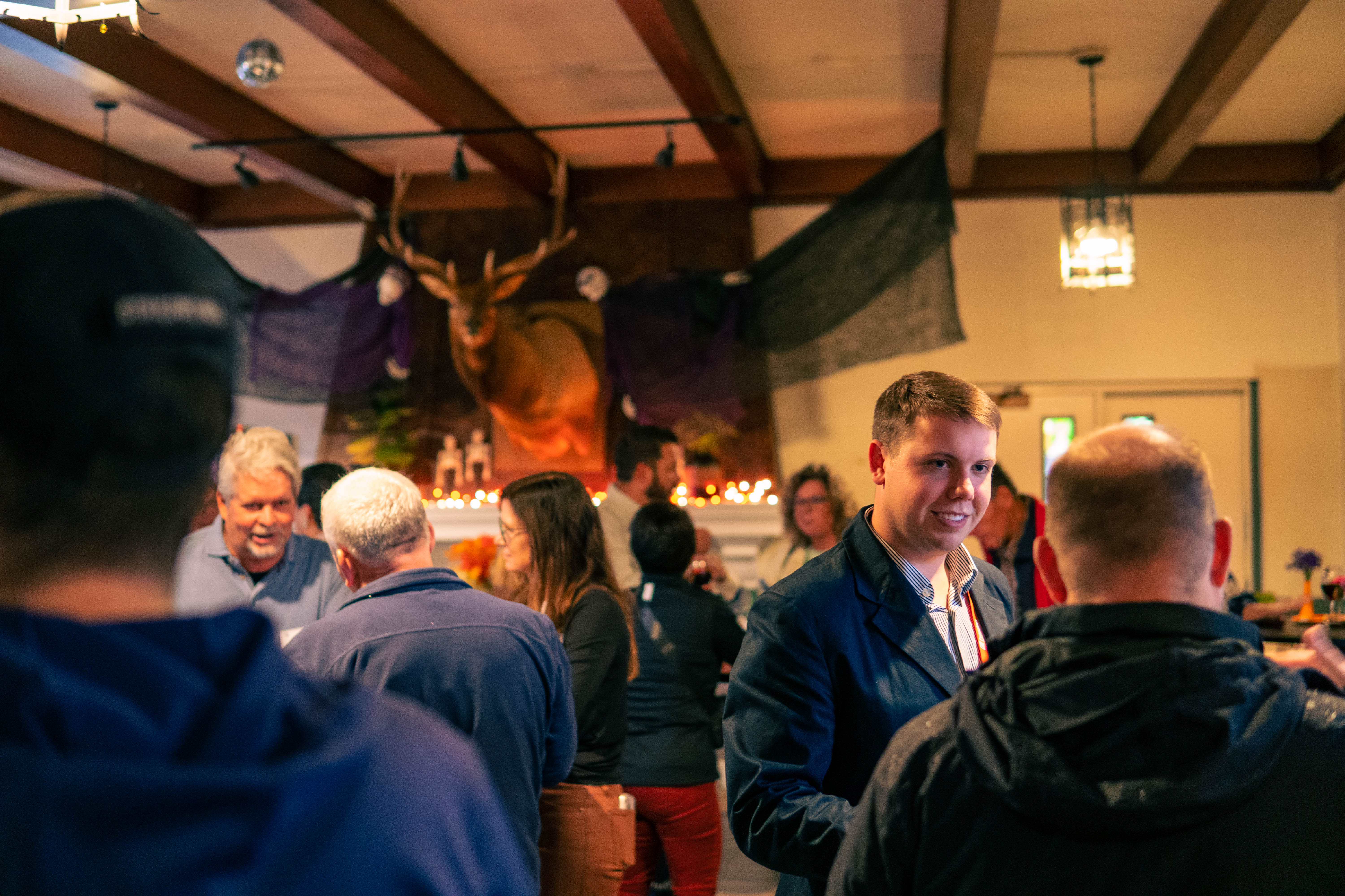 Networking at the Elks' Club